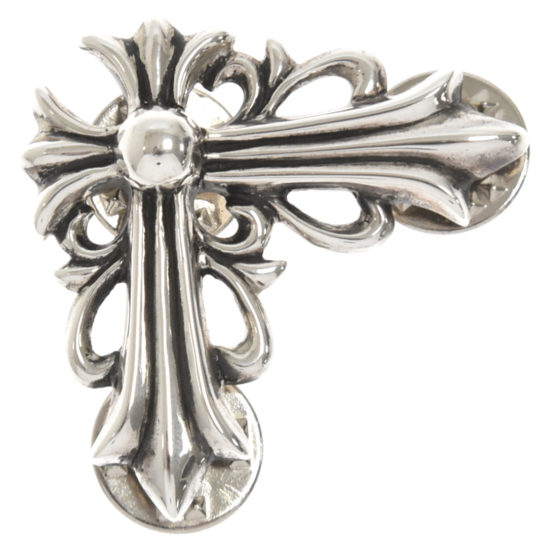 CHROME HEARTS クロムハーツ PIN FLRLCRNR-LG スティックピン フローラルクロスコーナー ラージ ブローチ シルバー