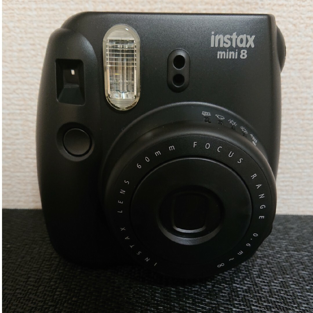 富士フイルム(フジフイルム)の【動作確認済】FUJIFILM チェキ instax mini 8 ブラック スマホ/家電/カメラのカメラ(その他)の商品写真