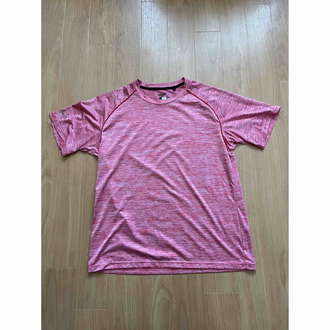 MIZUNO(ミズノ)のミズノプロ 杢Tシャツ ピンク Lサイズ スポーツ/アウトドアの野球(ウェア)の商品写真