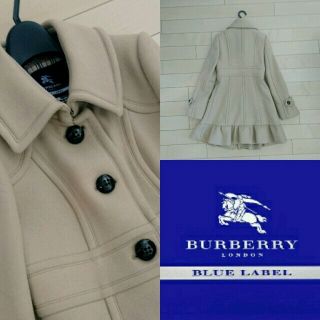 バーバリー(BURBERRY)の【ほぼ新品】バーバリー 素敵なwool コート♡(ロングコート)