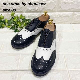 chausser - chausser レザー レースアップ シューズ C-2175 24.0cmの