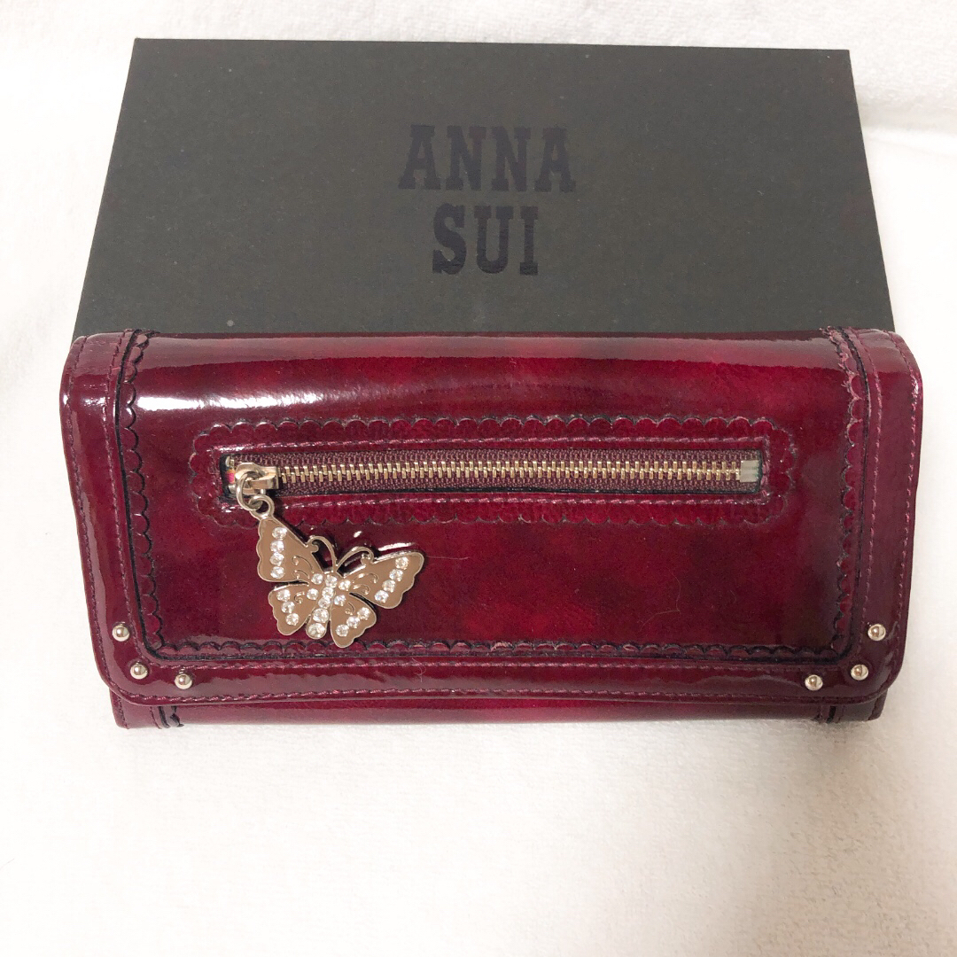 ANNA SUI(アナスイ)のANNA SUI　アナスイ　長財布　バタフライ レディースのファッション小物(財布)の商品写真