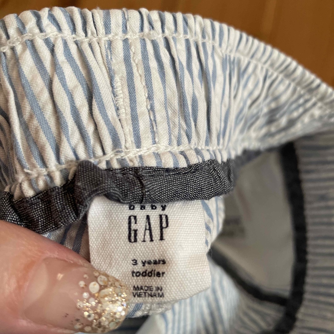 babyGAP(ベビーギャップ)のGAP ヒッコリーパンツ キッズ/ベビー/マタニティのキッズ服男の子用(90cm~)(パンツ/スパッツ)の商品写真