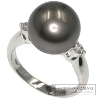 SELECT JEWELRY ブラックパール 真珠 リング・指輪 PT900 レディース(リング(指輪))