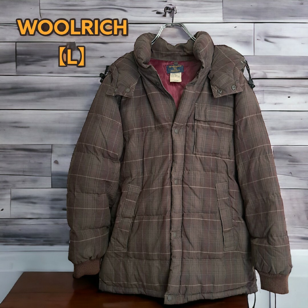 WOOLRICH - ウールリッチ【WOOLRICH 】チェック柄ダウンジャケット