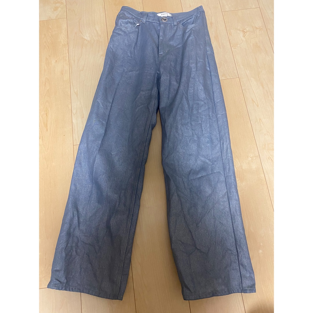 LONG STRAIGHT FOIL DENIM