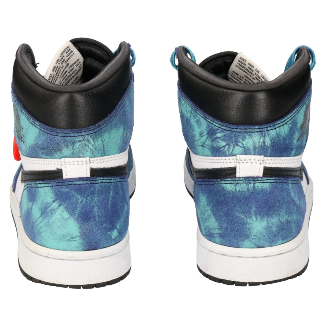 NIKE ナイキ WMNS AIR JORDAN 1 High OG Tie-Dye ウィメンズ エアジョーダン 1 タイダイ ハイカットスニーカー  ブルー US8.5/25.5cm CD0461-100