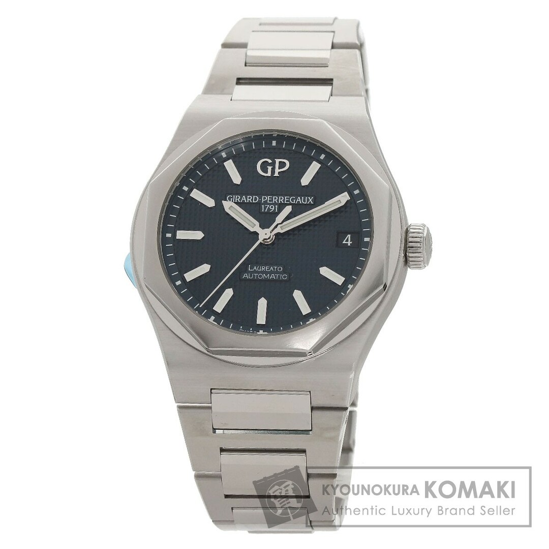 GIRARD-PERREGAUX 81010-11-431-11A ロレアート ブルー 腕時計 SS SS メンズ