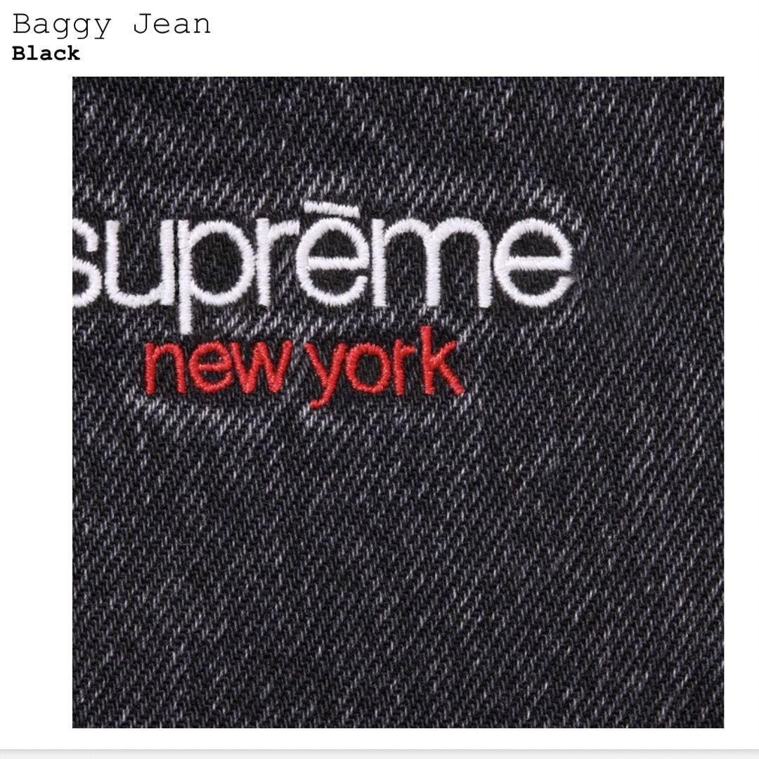 Supreme 23AW Baggy Jean  30インチ