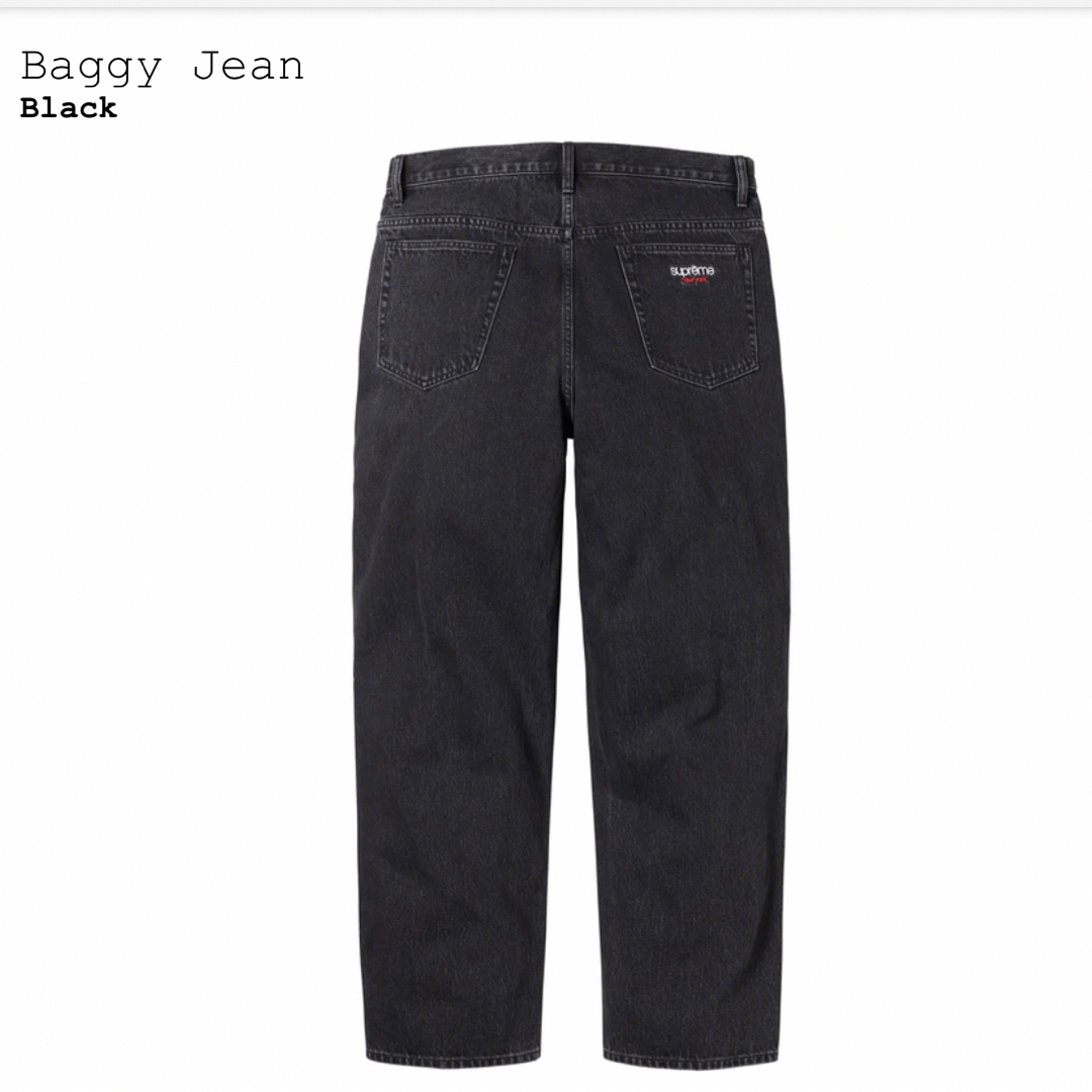 23AW Supreme Baggy Jean 30 Black | www.innoveering.net