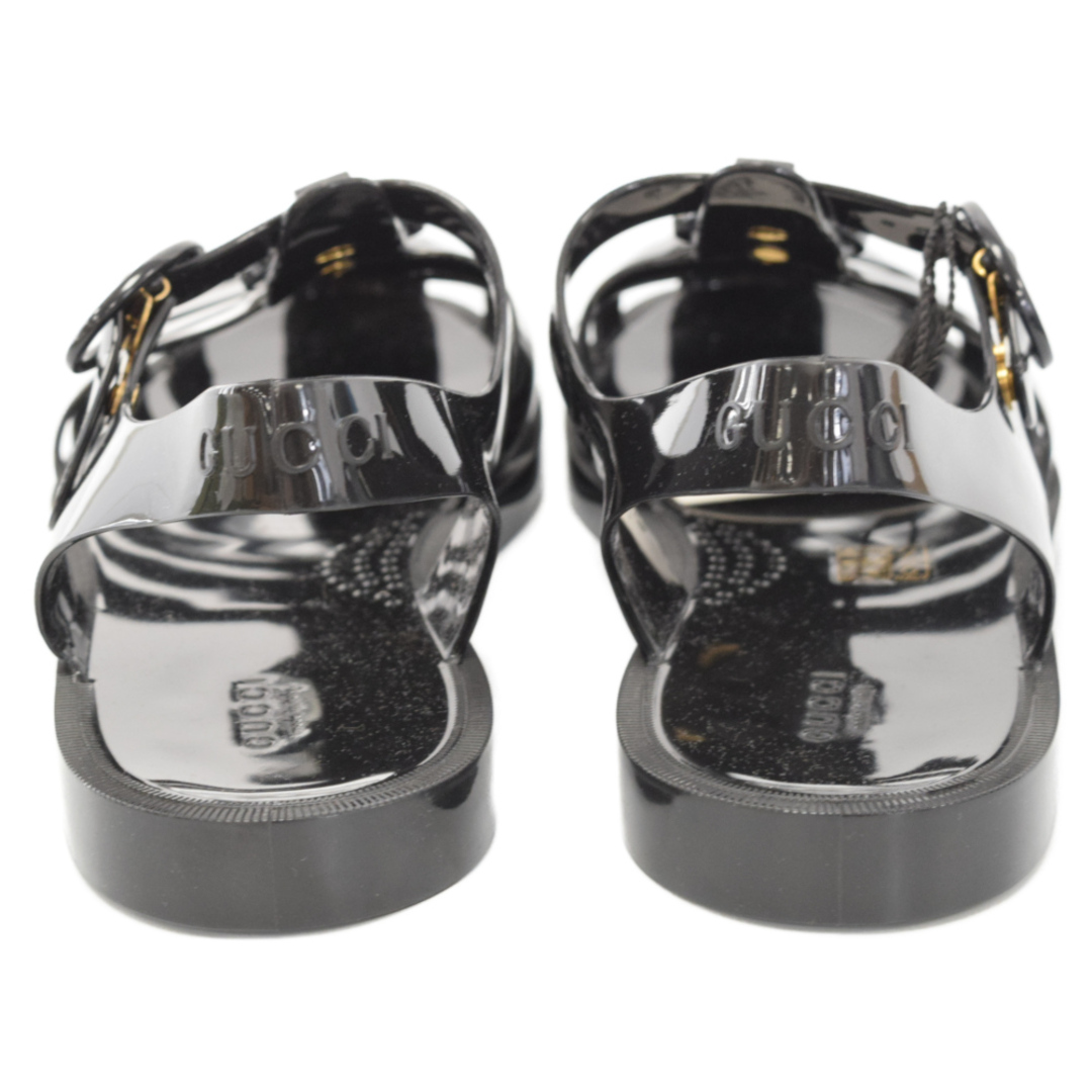 Gucci(グッチ)のGUCCI グッチ Double G Rubber Sandals 676971 ダブルジー ラバーサンダル ブラック アンクルストラップ メンズの靴/シューズ(サンダル)の商品写真