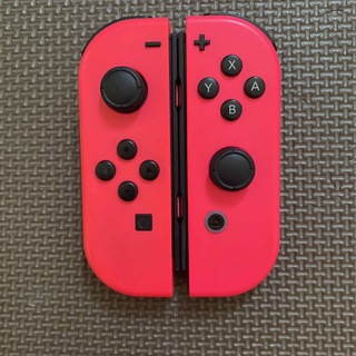 ニンテンドースイッチ(Nintendo Switch)の任天堂Switch ジョイコン　ネオンピンクセット　レア(家庭用ゲーム機本体)