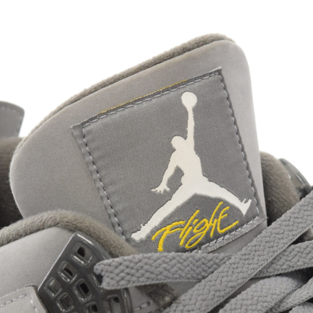 NIKE ナイキ AIR JORDAN 4 RETRO COOL GREY エアジョーダン4レトロ クールグレー ハイカットスニーカー シューズ グレー US10/28.0cm 308497-007