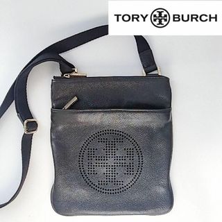 トリーバーチ(Tory Burch)のトリーバーチ　ショルダーバッグ　ミニ　人気サイズ　本革　ブラック(ショルダーバッグ)