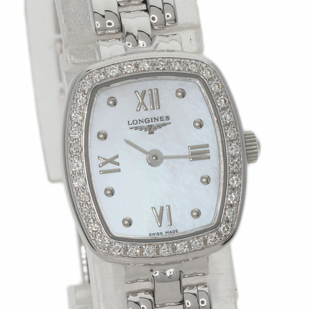 LONGINES L4.230.7 ダイヤモンドベゼル 腕時計 K18WG K18WG ダイヤモンド レディース