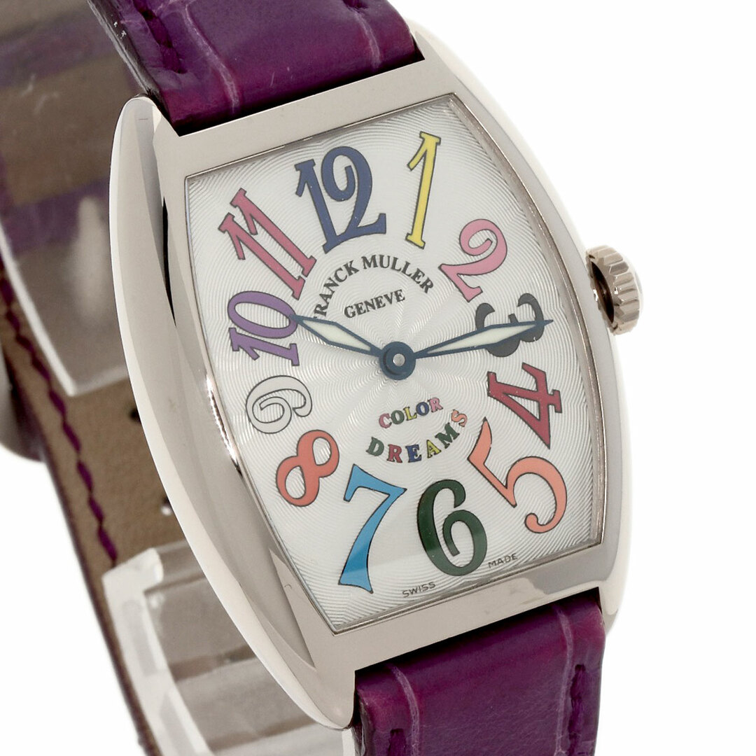 FRANCK MULLER(フランクミュラー)のFRANCK MULLER 7502QZ トノウカーベックス カラードリーム 腕時計 K18WG 革 レディース レディースのファッション小物(腕時計)の商品写真