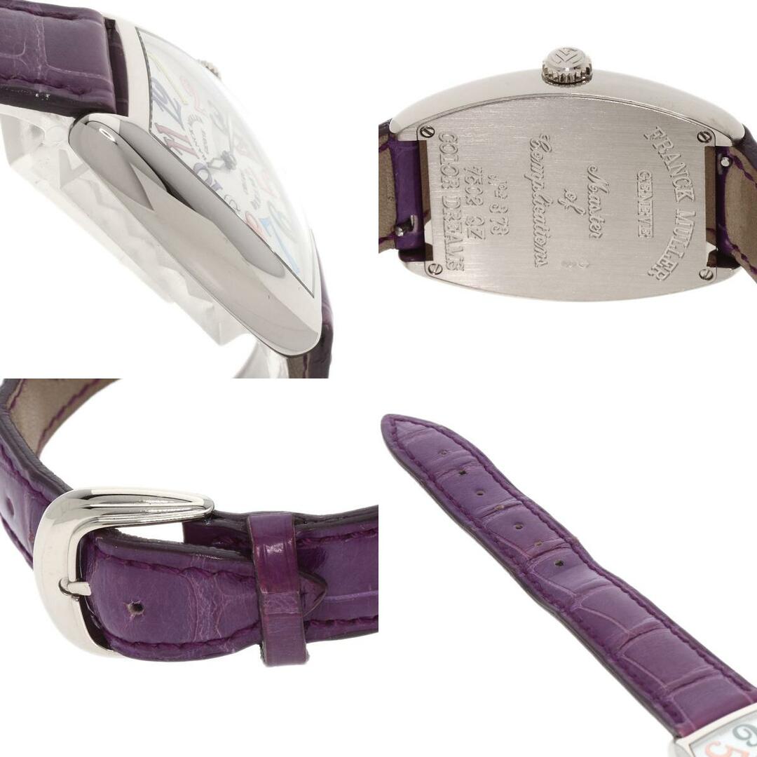 FRANCK MULLER(フランクミュラー)のFRANCK MULLER 7502QZ トノウカーベックス カラードリーム 腕時計 K18WG 革 レディース レディースのファッション小物(腕時計)の商品写真