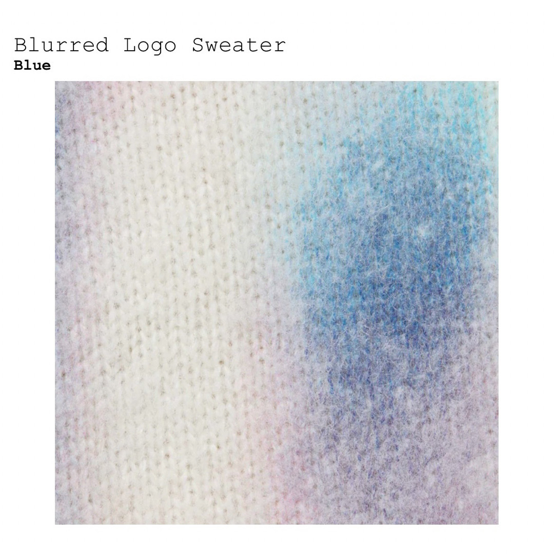 Supreme - Supreme Blurred Logo Sweaterの通販 by アド's shop ...