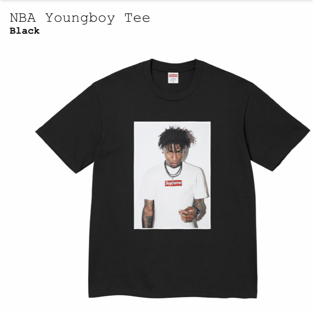supreme NBA Youngboy Tee black