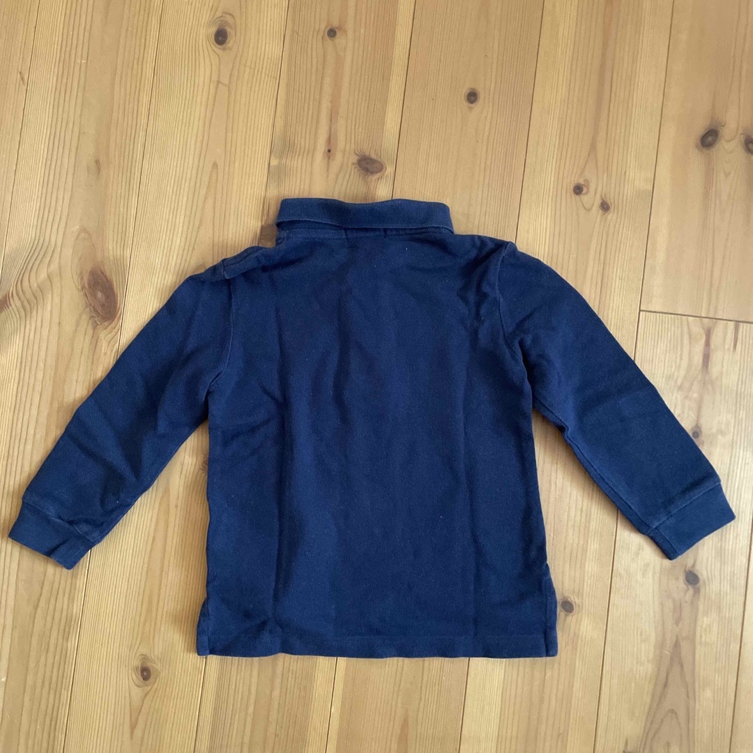 Ralph Lauren(ラルフローレン)のRalph Lauren ネイビー長袖ポロシャツ キッズ/ベビー/マタニティのキッズ服男の子用(90cm~)(Tシャツ/カットソー)の商品写真