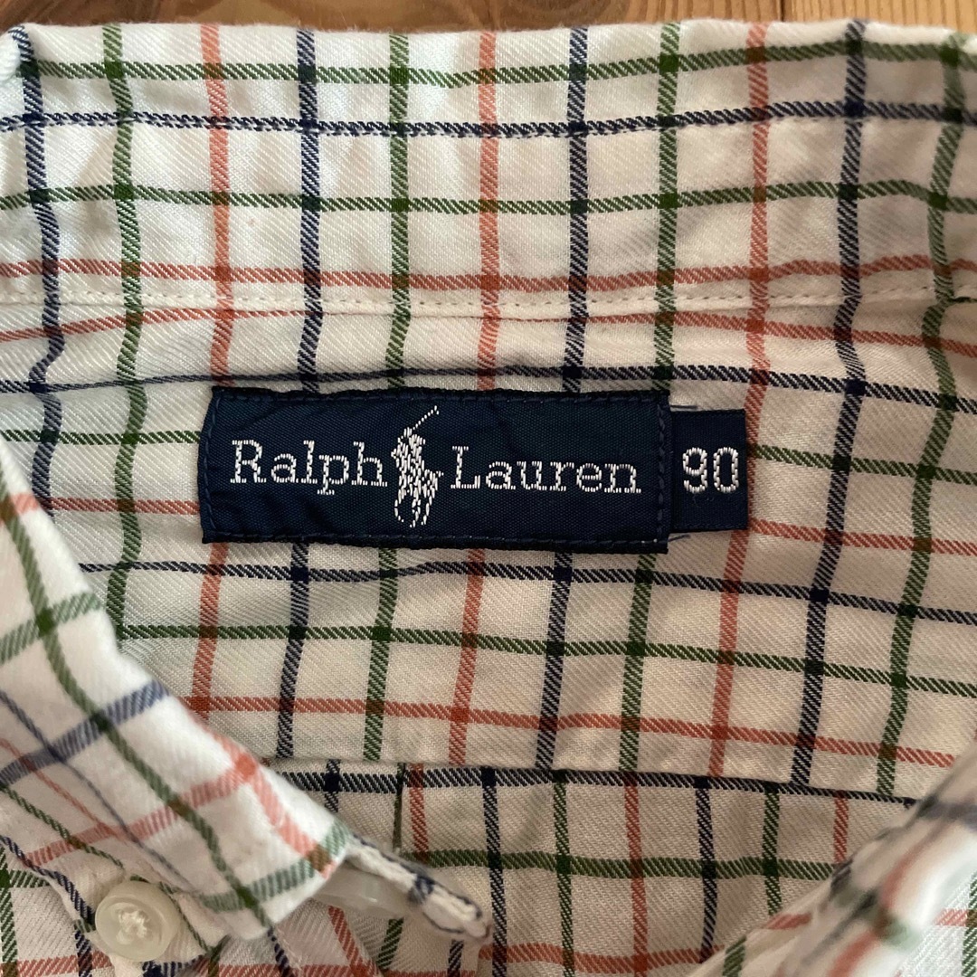 Ralph Lauren(ラルフローレン)のRalph Lauren チェックボタンダウンシャツ キッズ/ベビー/マタニティのキッズ服男の子用(90cm~)(ブラウス)の商品写真