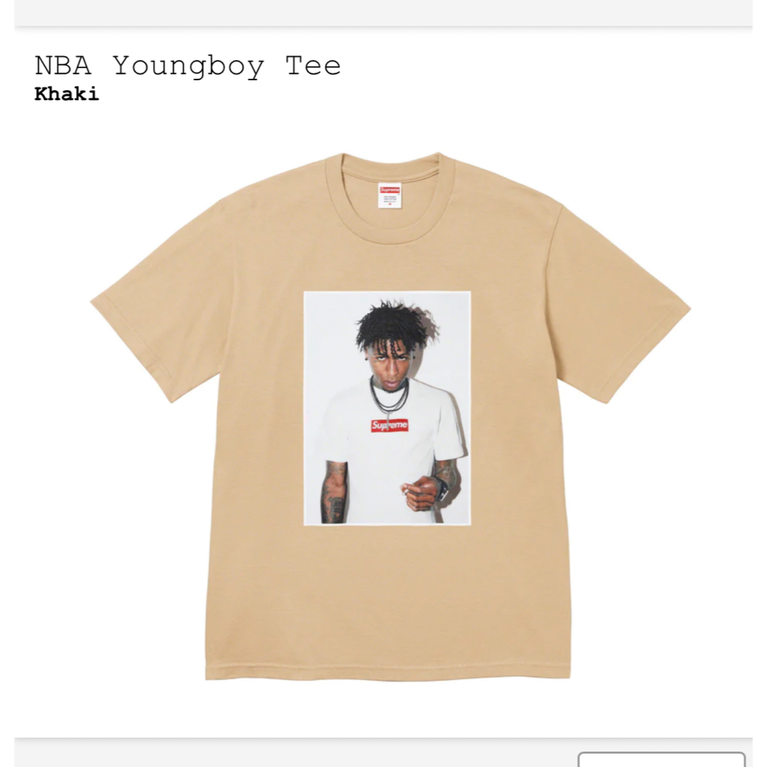 M■Supreme NBA Youngboy Tee シュプリーム Tシャツ
