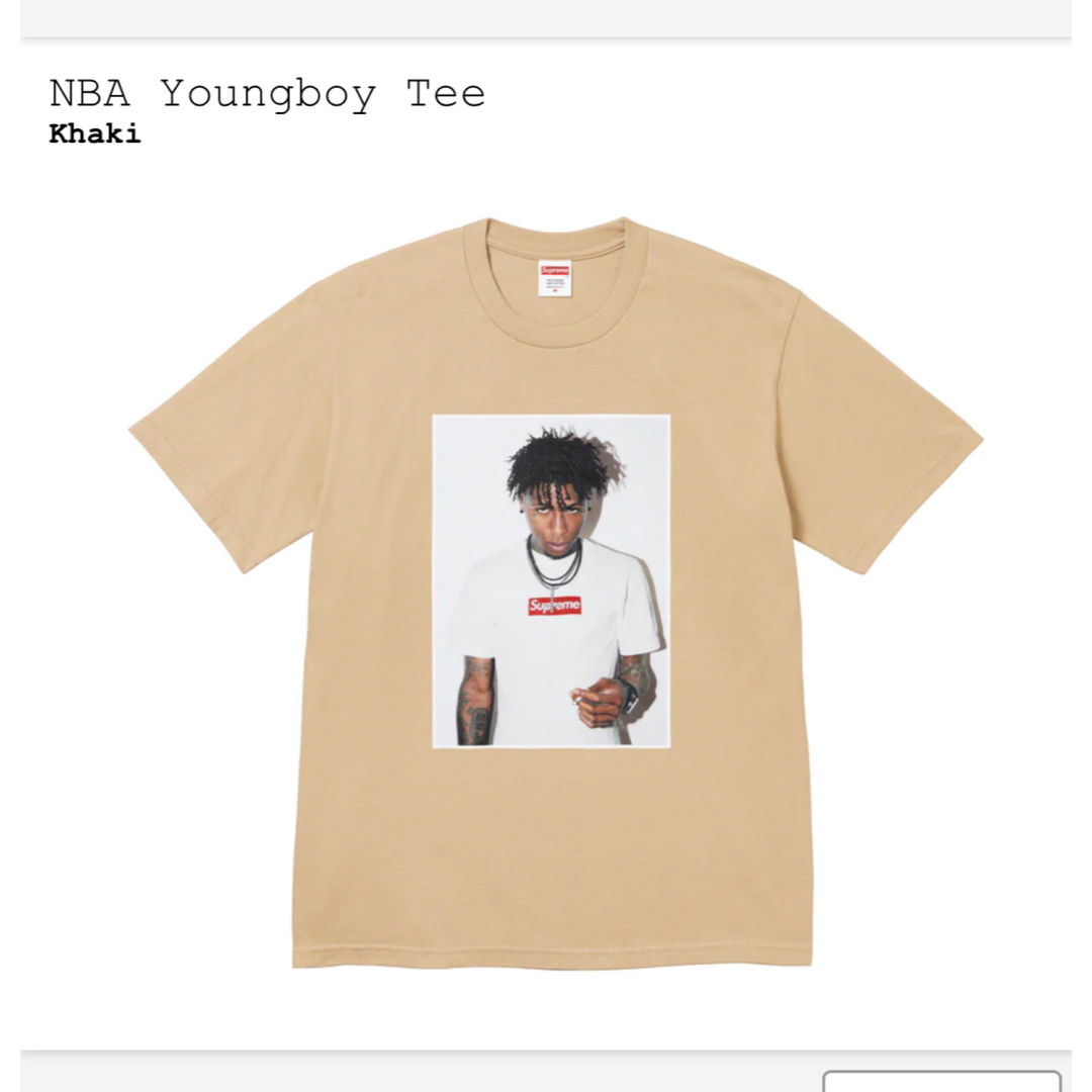 Supreme NBA Youngboy Tee   Navy L