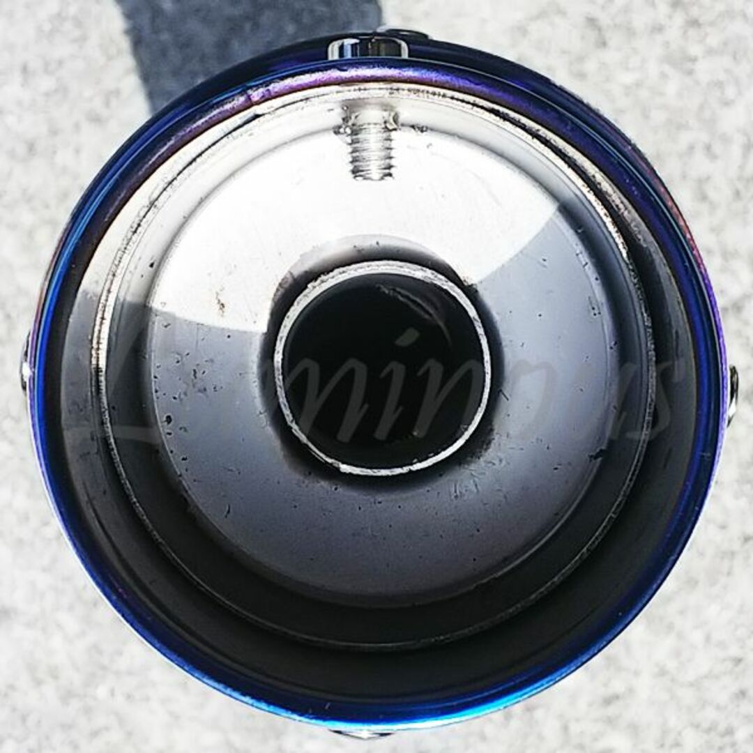 チタン焼き風 スリップオン マフラーサイレンサー 60.5 バッフル付 ヤマハ 自動車/バイクのバイク(パーツ)の商品写真