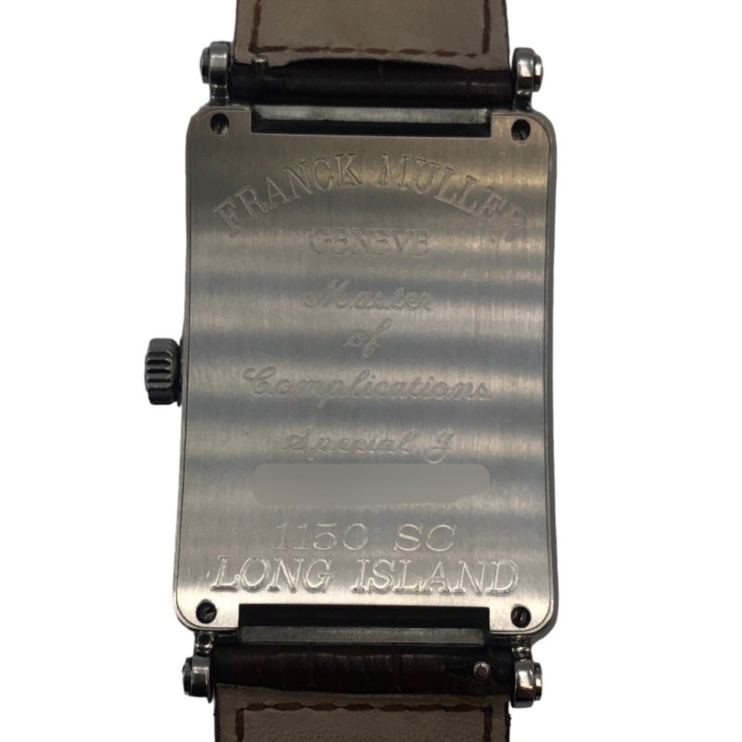フランク・ミュラー FRANCK MULLER ロングアイランド 400本限定 1150SCJLONGISLAND  SS/レザー 自動巻き メンズ 腕時計