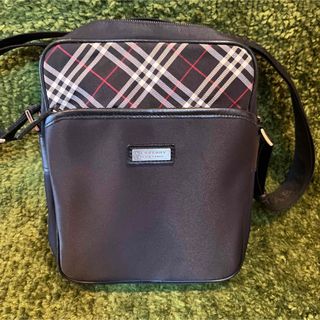 バーバリーブラックレーベル(BURBERRY BLACK LABEL)の美品バーバリーブラックレーベルノバチェック ショルダーバッグ サコッシュ ポーチ(ショルダーバッグ)