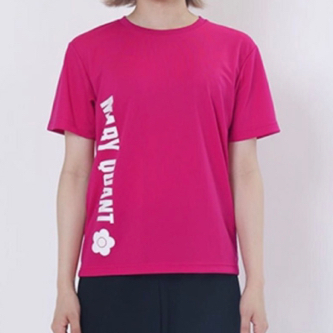 MARY QUANT(マリークワント)のマリークワント　ロゴドライタッチＴシャツ　ピンク　完売品 レディースのトップス(Tシャツ(半袖/袖なし))の商品写真