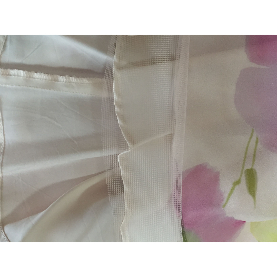 エムズグレイシー 花柄 シフォン ワンピース 38 エムズグレイシー 花柄 シフォン ワンピース 38