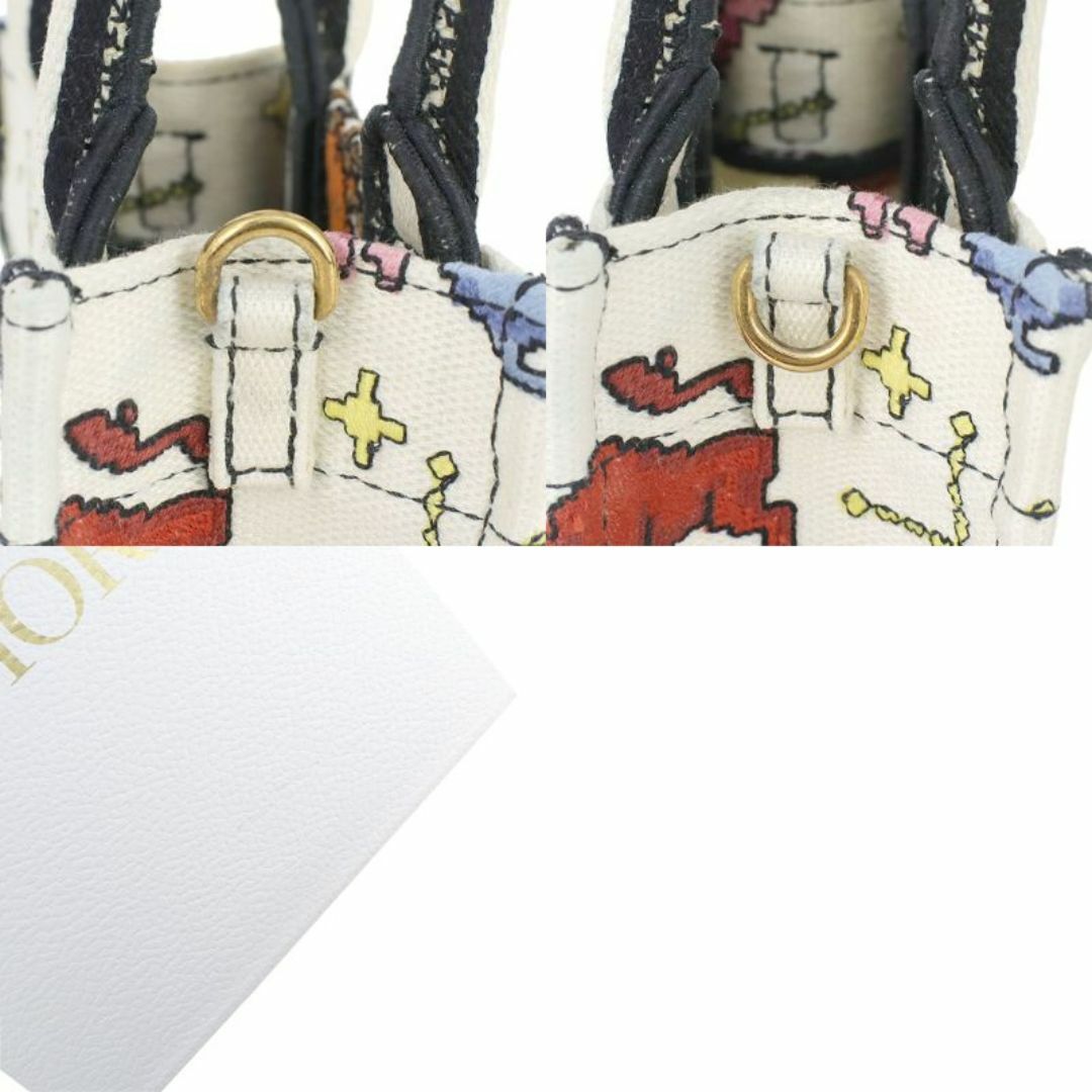 Dior(ディオール)のディオール バッグ レディース トートバッグ ミニ ホワイト 新品 6824 レディースのバッグ(ショルダーバッグ)の商品写真