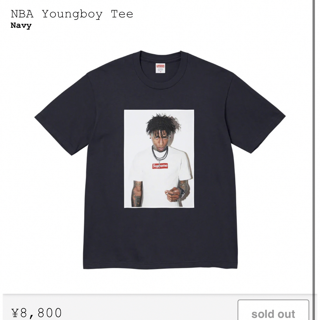 Supreme NBA Youngboy Tee Lサイズのサムネイル