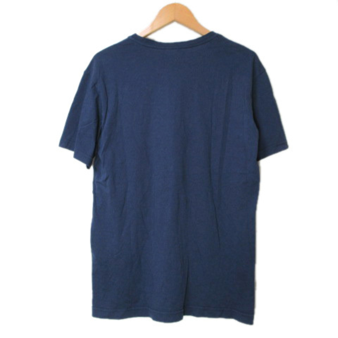 N°21(ヌメロヴェントゥーノ)のヌメロヴェントゥーノ N°21 半袖 Tシャツ ロゴプリント M 紺 ■GY19 メンズのトップス(Tシャツ/カットソー(半袖/袖なし))の商品写真