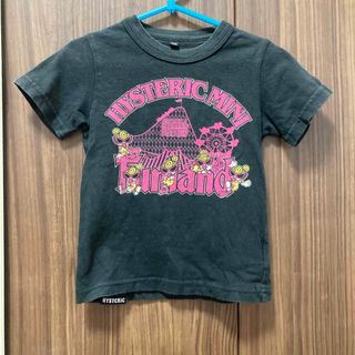 ヒステリックミニ(HYSTERIC MINI)のヒスミニ　Tシャツ　90 黒　ヒステリックミニ　ファンランド　Funland(Tシャツ/カットソー)