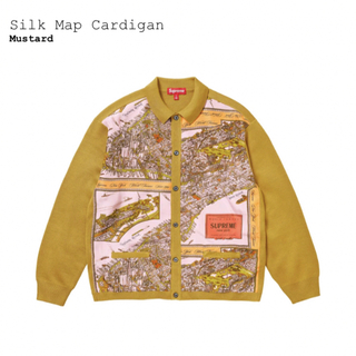 シュプリーム(Supreme)のSupreme Silk Map Cardigan M(カーディガン)