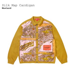 シュプリーム(Supreme)のSupreme Silk Map Cardigan M(カーディガン)