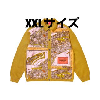 シュプリーム(Supreme)のsupreme Silk Map Cardigan  (カーディガン)