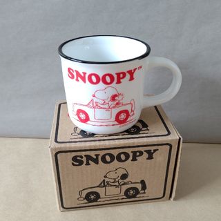 スヌーピー(SNOOPY)のスヌーピー★ゆったりマグカップ(グラス/カップ)