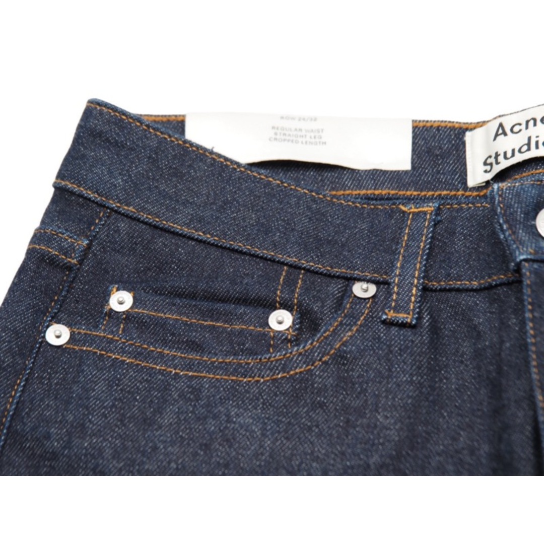 ACNE STUDIOS アクネストゥディオズ デニムパンツ Row Carter クロップド コットン ブルー サイズ32 良品  53046