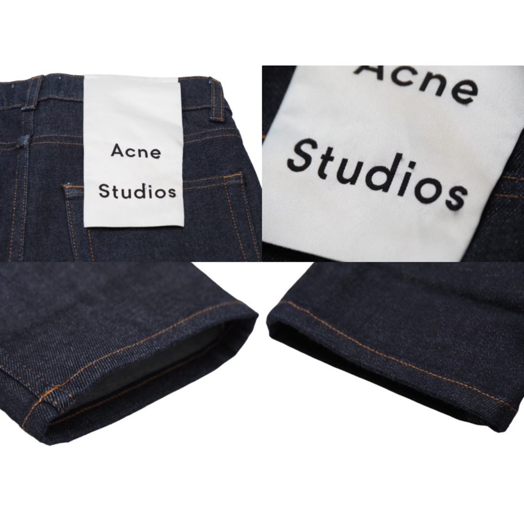 ACNE STUDIOS アクネストゥディオズ デニムパンツ Row Carter クロップド コットン インディゴ サイズ32 美品  53047