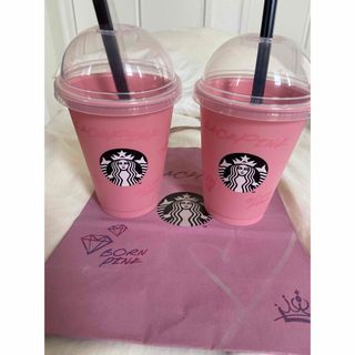 スターバックス(Starbucks)のアジア限定☆BLACK PINK × starbucks コラボ2つセット(コーヒー)