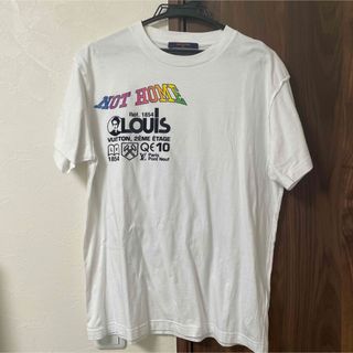 【美品】ルイヴィトン ポケットチャーム LV 半袖Tシャツ 黒 M レディース