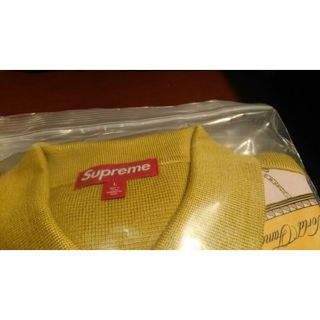 Supreme Silk Map Cardigan  M mastard