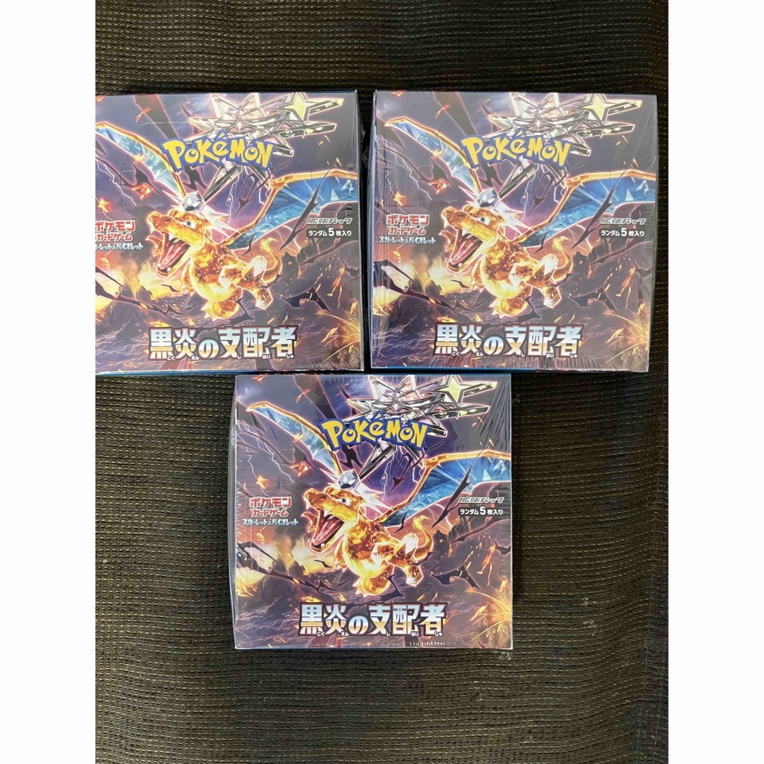 ポケカ テラスタルフェスex 3box シュリンクなし Box/デッキ/パック ポケカ テラスタルフェスex 3box シュリンクなし Box/デッキ/パック