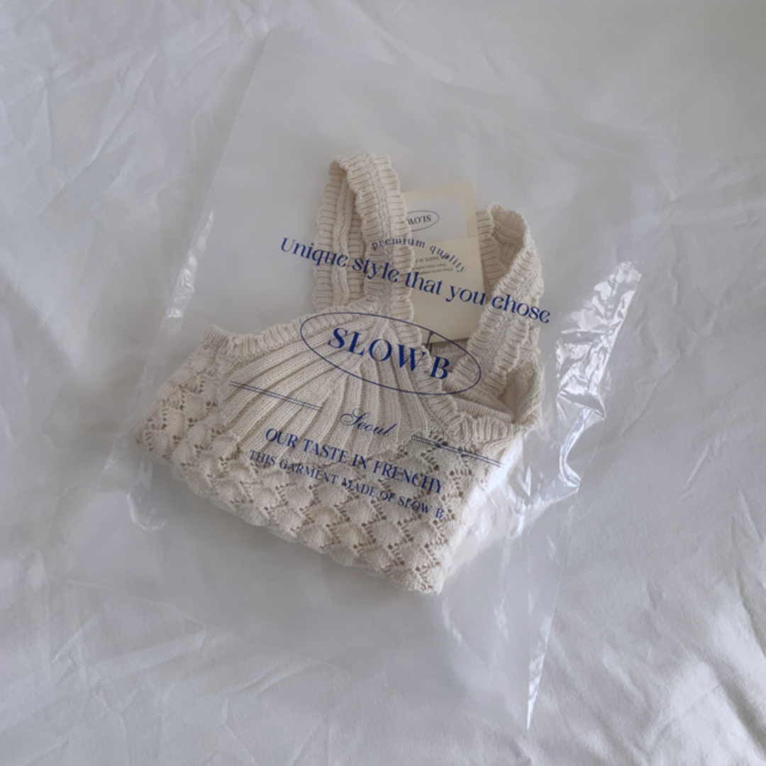 dholic(ディーホリック)のslowb ☆ mayoroka knit bistierビスチェ レディースのトップス(キャミソール)の商品写真