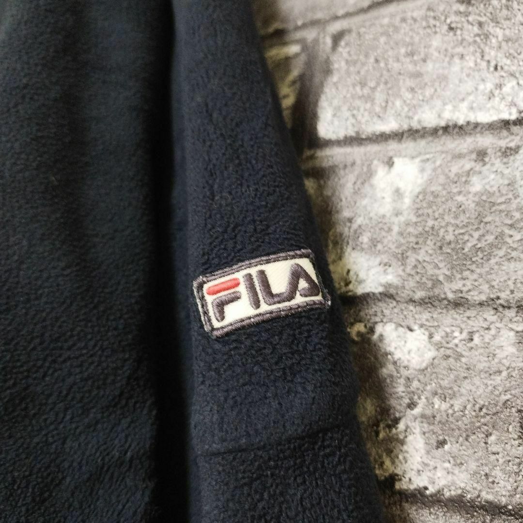 FILA(フィラ)のFILAフィラハーフジップフリースジャケットプルオーバー刺繍ワンポイントロゴ長袖 メンズのトップス(その他)の商品写真