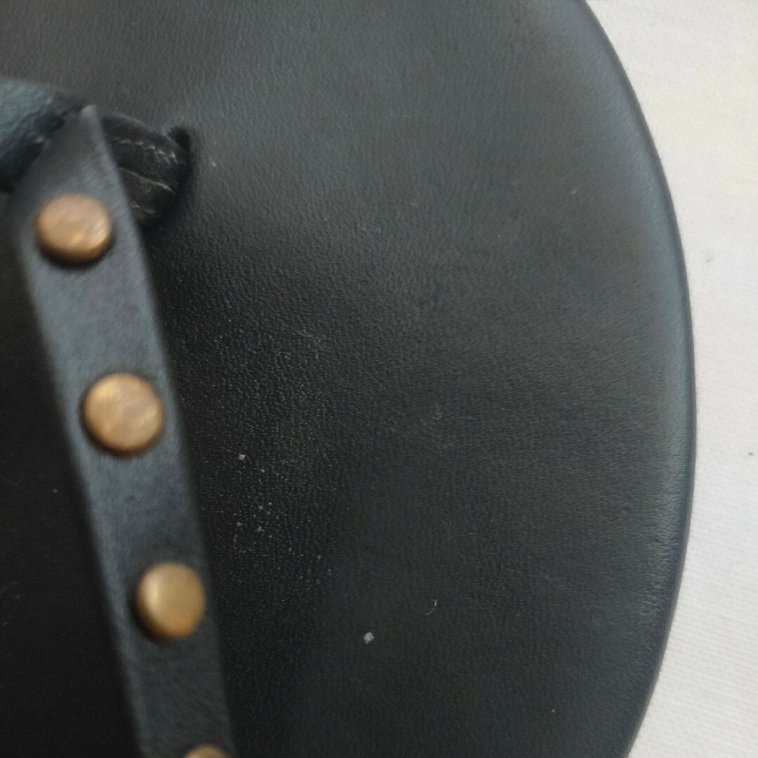 FABIO RUSCONI(ファビオルスコーニ)のファビオルスコーニ　FABIORUSCONI　サンダル　黒 レディースの靴/シューズ(サンダル)の商品写真