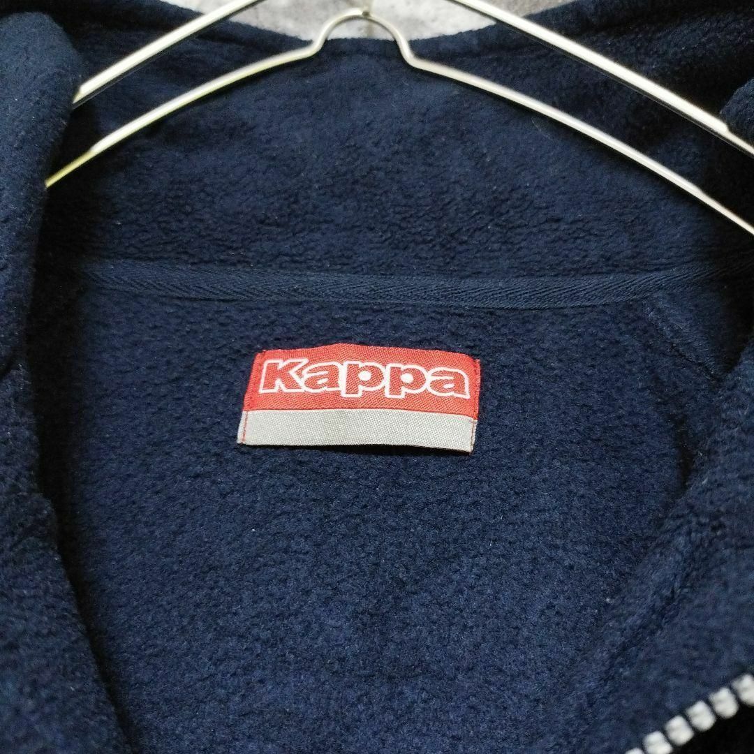 Kappa - Kappaカッパハーフジップフリース刺繍ワンポイントロゴ ...